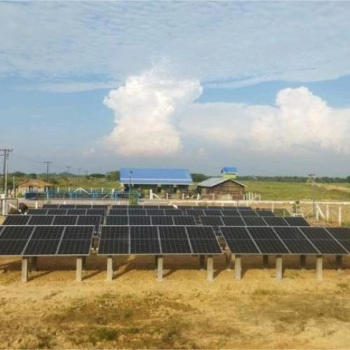 Myanmar 30KW Solar Pumping System For Rice Irrigation