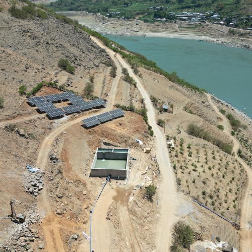 1.2MW Solar Water Lifting Irrigation System In China