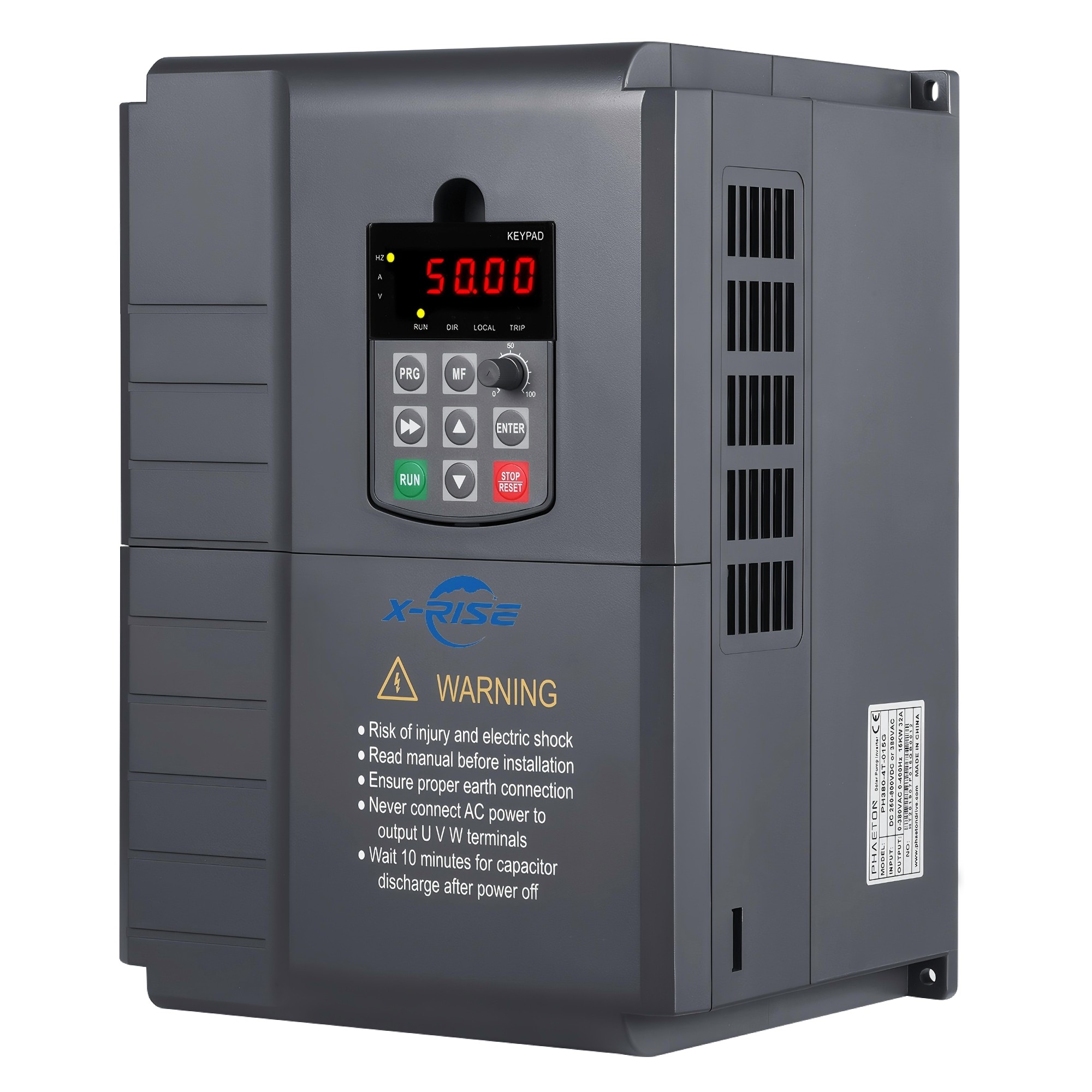 IP20 Solar Pump Inverter 15KW-37KW Used For Agriculture Irrigation