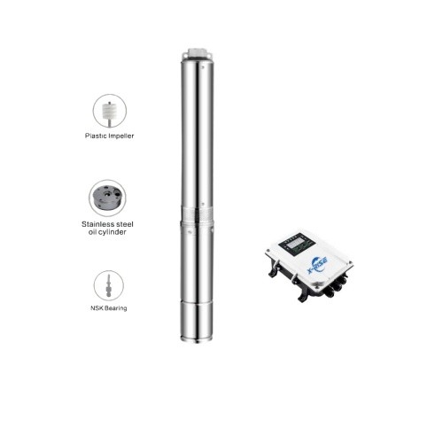 4 INCHES DC PLASTIC IMPELLER SOLAR SUBMERSIBLE PUMP